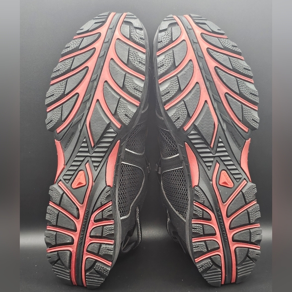 Size 12 - Salomon Techamphibian 3 Black Trail Hiking Shoe - Picture 7 of 8